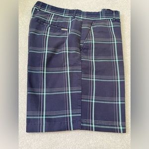 SALE!!!Greg Norman Mens Plaid Golf Shorts, Size 36